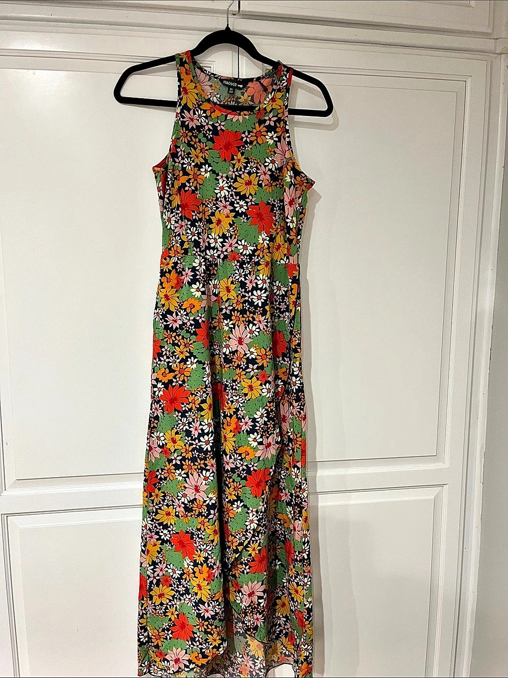 TOAD&CO Sunkissed Maxi Dress Floral Green & Black XS
